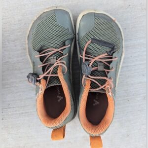 Vivobarefoot Primus Trail II Kids Size 10 - Green / Orange